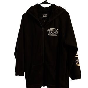 Men’s Black Fleece Hoodie Jacket